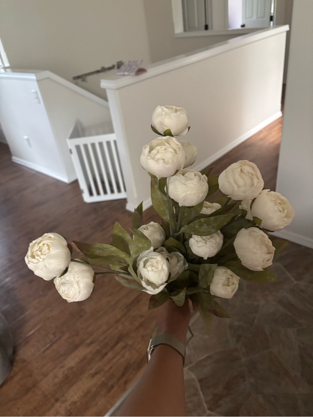 Viral Michael’s Ashland cream Peony. Set of 5. Please read description.
